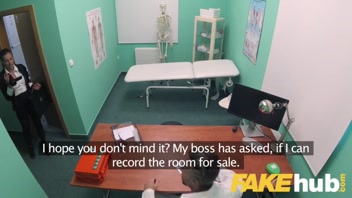 Hot Czech Agent Goes Wild with Doctor in Fake Hospital!
