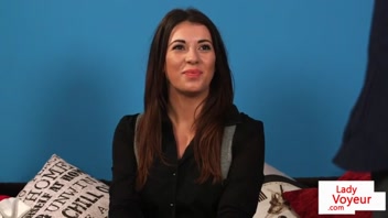 British CFNM Voyeur Dominates Man on Couch