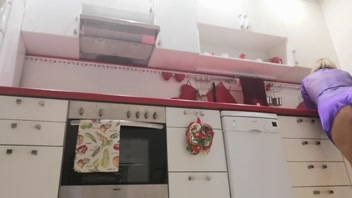 Stepson Caught Spying on Stepmom in Kitchen!