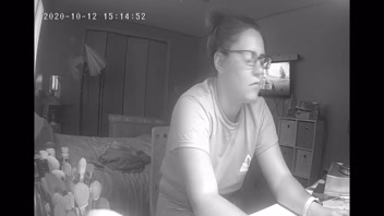 Naughty Teen Ditches Homework for Secret Porn Cam Fun