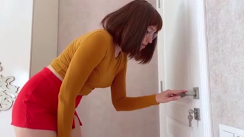 Velma Busts Peeping Tom, Delivers Hardcore Justice & Facial!