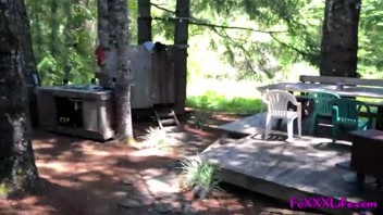 Steamy Forest Shower Adventure - TheFoxxxLife -