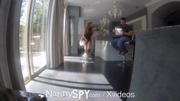 NANNYSPY: Dad Seduces Sex-Addicted Nanny!