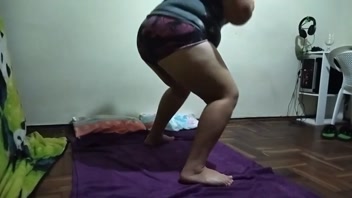 Spying on Stepmom's Workout Turns Into Secret Passion!