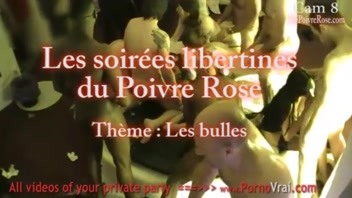Secret Spy Cam at Wild French Private Party!