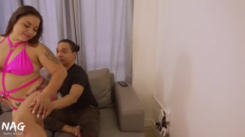 Stepdads' Secret Living Room Passion Caught by Sneaky 18YO!