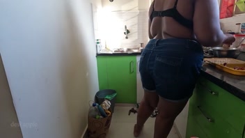 Shocking Hidden Cam: Maid's Secret Kitchen Acts!