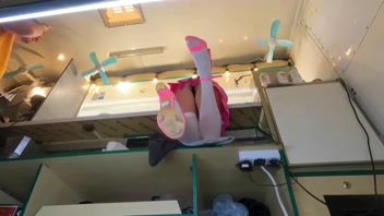 Naughty Alice's Upskirt Dance at Work!