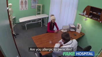 FakeHospital: Sexy Teen Seduced by Doctor, Gets Creampie!