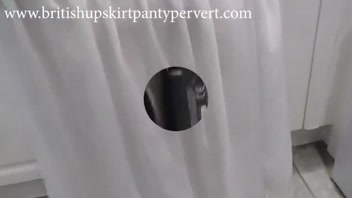 British Mature Wife Rosemary's Upskirt Tease & Huge Load in Kitchen!