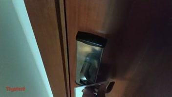 Caught Stepsister in Hotel with Red Hot Dildo Action!