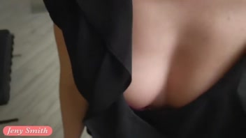 Jeny Smith Teases Man Sans Panties in Hidden Cam Office Prank!