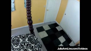 Secret Cam: Hot MILF Julia Ann Seduces Lucky Stud!