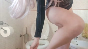 Sneaky Toilet Peek: Forbidden Intimacy Exposed!