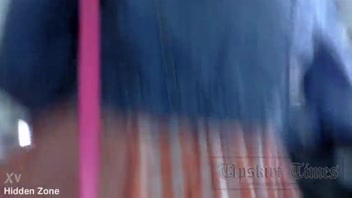 Sneaky Upskirt Peek on Escalator!
