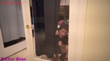 Caught Peeking at Hot Teen Step-Sis Bailey in Shower!