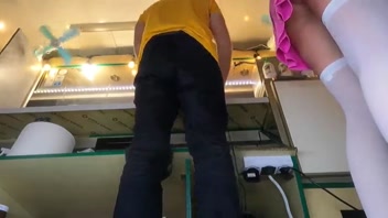Adorable 18yo Caught Pantyless on Hidden Cam! Upskirt Shock