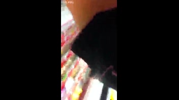 Sneaky Upskirt Shopping Spree!
