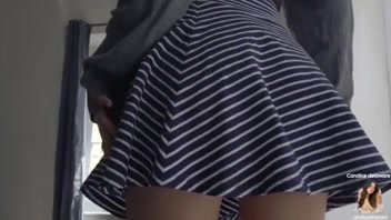 Public Upskirt Reveal: No Panties Shock!