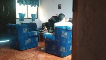 Stepsister Caught! Secret Living Room Hook-Up Exposed!