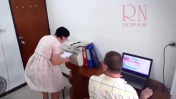 Boss Dominates Secretary in Office! Hidden Cam Catches Wild Action!