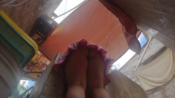 Sneaky Brother-in-Law Upskirts Latina Peasant! Shocking Footage!